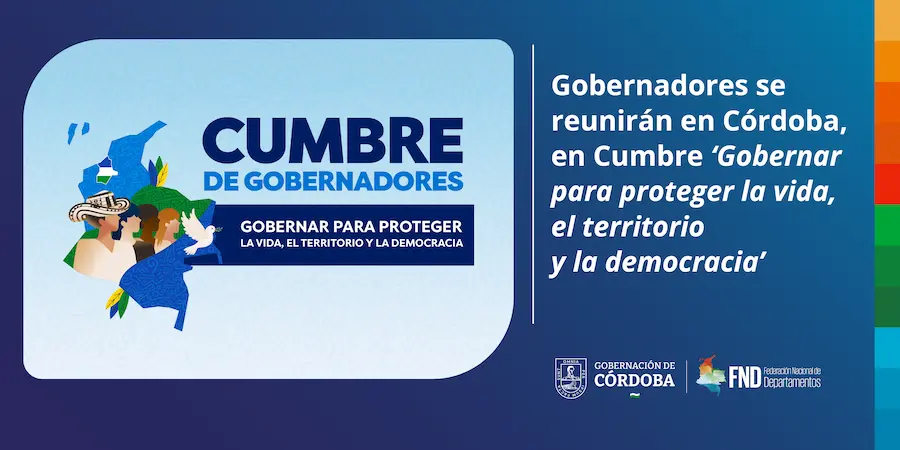 Gobernadores se reunirán en Córdoba, en Cumbre ‘Gobernar para proteger la vida, el territorio y la democracia’ image