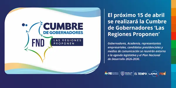 El próximo 15 de abril se realizará la Cumbre de Gobernadores ‘Las Regiones Proponen’ image