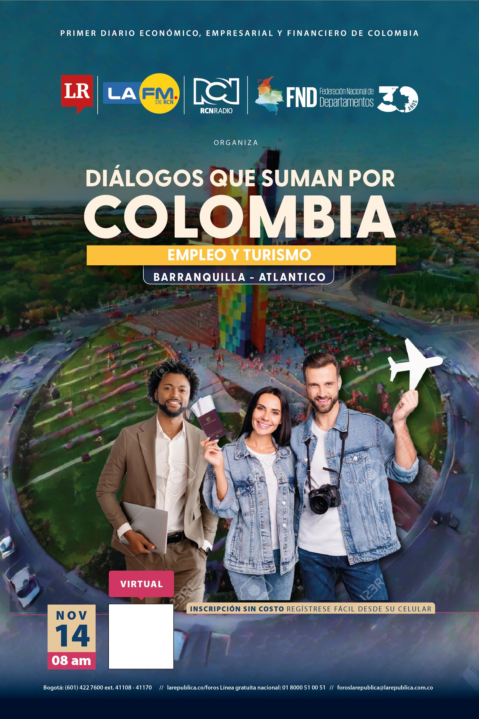 Diálogos que suman por Colombia - Empleo y Turismo