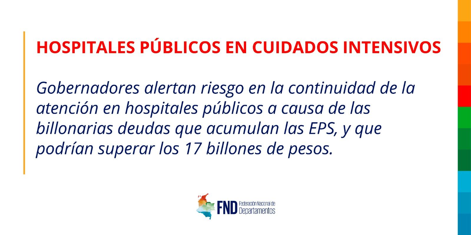 Hospitales públicos en cuidados intensivos image