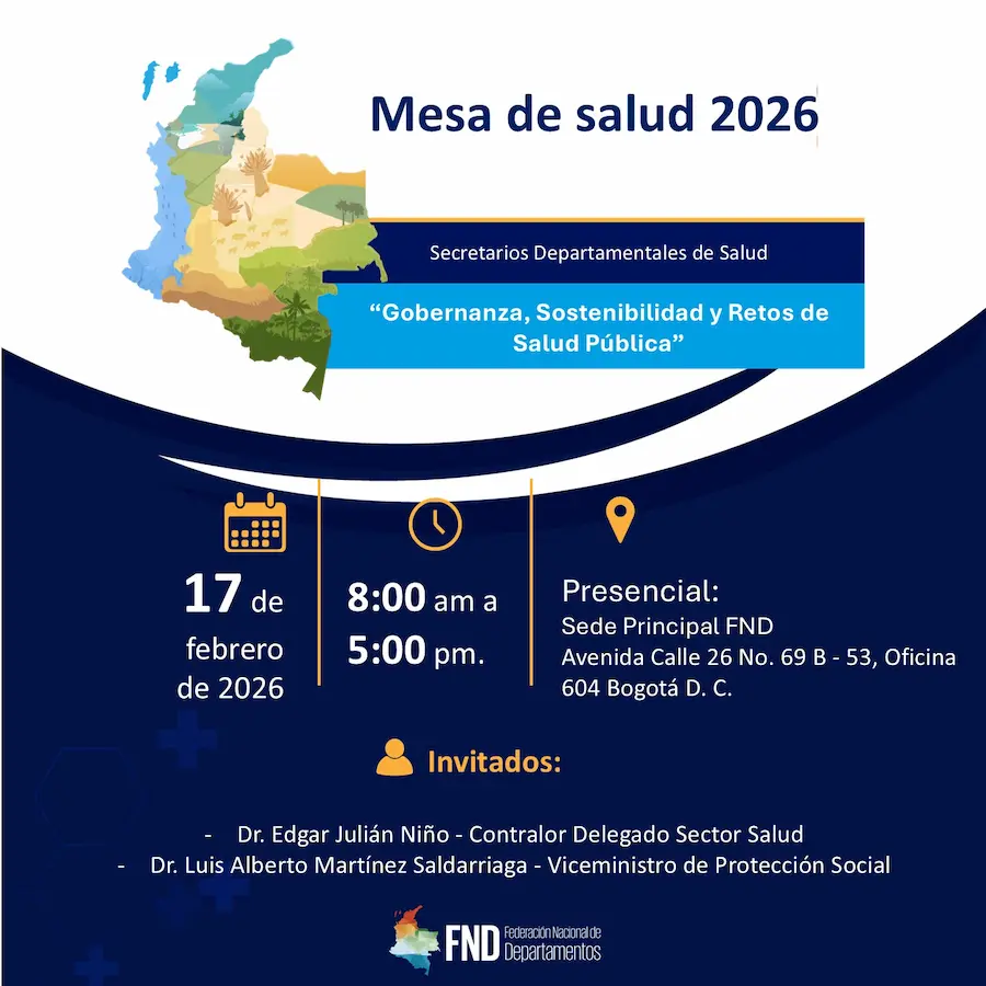 Mesa de la salud 2026 "Gobernanza, Sostenibilidad y Retos de Salud Pública"