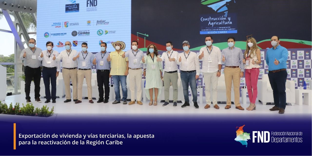 Exportación de vivienda y vías terciarias, la apuesta para la reactivación de la Región Caribe