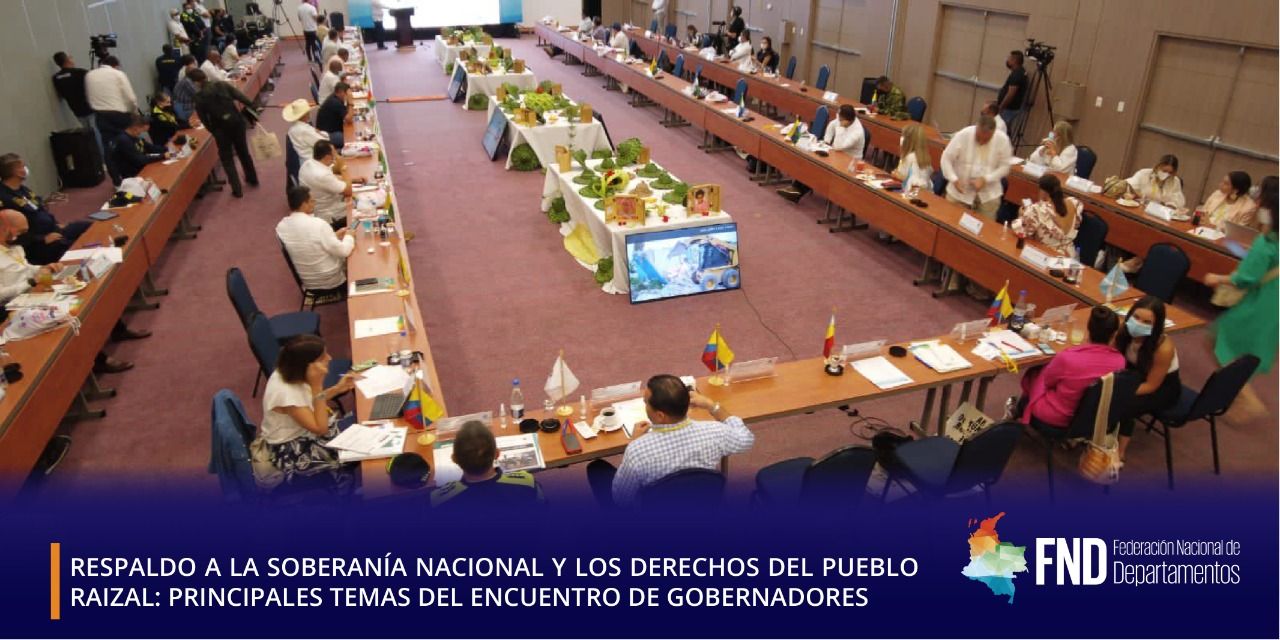 Respaldo a la soberanía nacional y los derechos del pueblo raizal: principales temas del encuentro de gobernadores