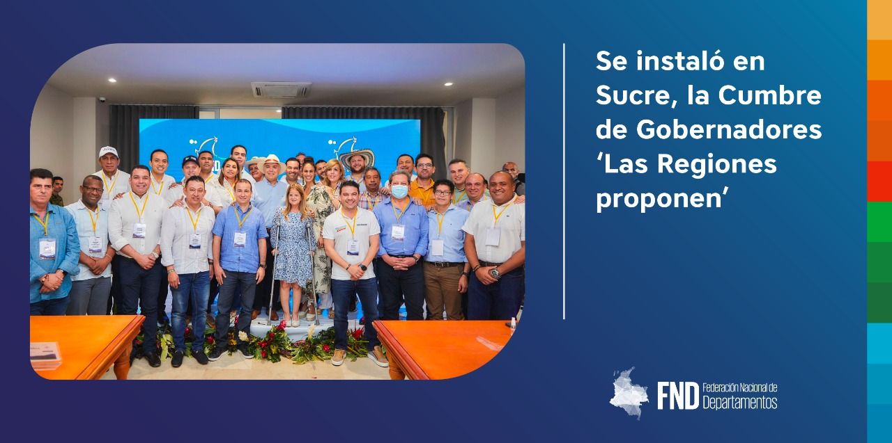 image Se instaló en Sucre, la Cumbre de Gobernadores ‘Las Regiones proponen’